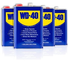WD-40 128 oz, 4-Pack: Liquid Lubricant & Rust Preventer picture