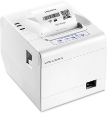 Volcora Thermal Receipt Printer, 80mm POS Printer w/Auto Cutter, USB/WiFi Int... picture