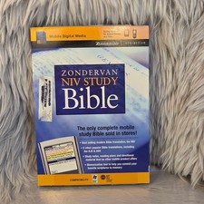 Zondervan NIV Study Bible Mobile Digital Media Software Cd-rom Windows Palm OS picture
