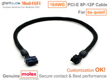 ⚡️16AWG PCI-E GPU 8P Cable for be quiet Pure Power 13 M 1200W...-📏70cm/27 inch picture