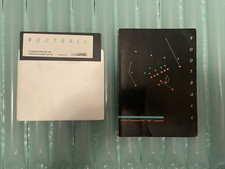 RARE Vintage subLOGIC FOOTBALL Game + Manual for Commodore 64 / 64C / 128D / 128 picture