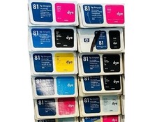 Genuine HP 81 Dye Ink Cartridge 680ml Choose Color Black C4930A C4931A C4932A picture