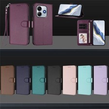 Strap Leather Wallet Cover Case For Redmi Note 15 14 13 12 11 10 Pro A5 13C 14C picture