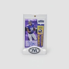 3D Printed New York Yankees Card Stand - White/Blue picture