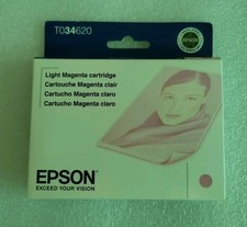 01-2021 New in Box Genuine Epson Light Magenta Ink T034620 for Stylus Photo 2200 picture