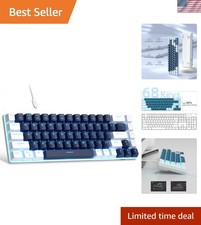 Ergonomic MK-Box 68 Keys Wired Mechanical Keyboard - Perfect for Gaming & Office picture
