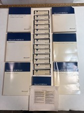 Microsoft Fortran Software Compiler 5.0 13 Disks & Manuals picture