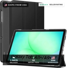MoKo Slim Case for Samsung Galaxy Tab A11+ Plus/ A9+ Plus 11 Inch, Black picture