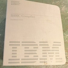 Vintage IBM BASIC Compiler Fundamentals v2.00 Manual Binder w Floppies UNTESTED picture