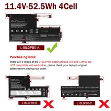✅L15L3PB0 Battery For Lenovo IdeaPad L15M3PB0 320S-15ABR 330S-15IKB Flex 5 1570✅ picture