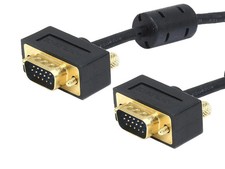 Ultra Slim SVGA Super VGA M/M Monitor Cable - 10 Feet With Ferrites | 30/32AWG picture