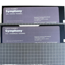 Vintage Computer 5.25” Floppy Teach Yourself Symphony Training 1984 5-1/4