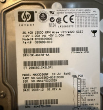 HP / Fujitsu MAX3036NP 36GB 68 Pin 15K RPM Wide SCSI  365699-010 picture