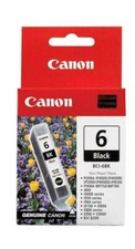 NEW NIB Canon BCI-6BK Single-Pack Black Ink Tank Cartridge UPC 75084572624 L@@K picture