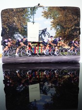Paul Smith Laptop Case Sleeve Stripe Mini Car & Rapha Cyclist Bike Design picture