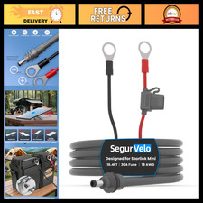 10FT Weatherproof Extension Cable for Starlink Mini - 18AWG DC Connectors, ATO F picture