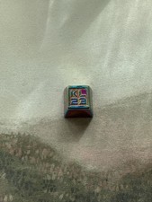 KeebLife KL23 Metal Artisan Keycap 2023 Oil Slick Rainbow CNC Aluminum MX Rare picture