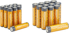 24 Count AA & AAA High-Performance Alkaline Batteries Value Pack - 12 Double AA  picture