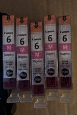 Canon BCI-6M Magenta Ink Jet Cartridges New Factory Sealed Sold Separately NoBox picture