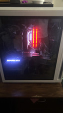 OMEN White Gaming Tower Desktop PC GeForce RTX Dedicated Graphics RGB picture