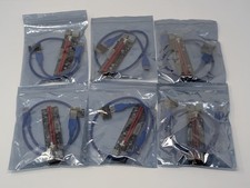 (6 Pack) PCIE Riser VER.SU-103E GPU Riser Card Set PCIe 1x to 16x USB 3.0 picture