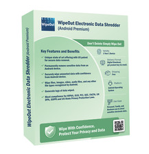 WipeOut Electronic Data Shredder (Android Premium)   1 Device for 1 Year picture