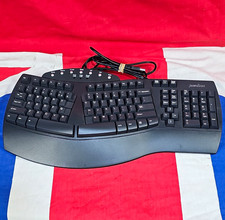 Perixx PERIBOARD-512 Wired USB Ergonomic Keyboard Black QWERTY EN Multimedia picture
