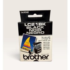 Brother Black LC21BK Printer Ink Cartridge Exp 04/2006 picture