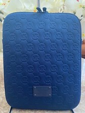 NEW MICHAEL KORS MK Navy Neoprene iPad Tablet Case Sleeve, Retail $48  picture