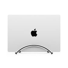 Chrome BookArc Flex SpaceSaving Adjustable Vertical Laptop Desk Stand Holder picture