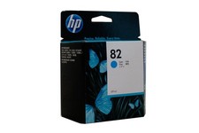 HP 82 C4911A Cyan Ink Cartridge DesignJet 500 510 800 - Genuine picture