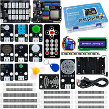 ESP32 Iot Learning Kit with ESP32 Devkit, RFID Module, LCD1602 Display, Detailed picture