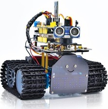 KEYESTUDIO Mini Tank Robot V2 Smart Car Kit for Arduino, IR Infrared and App ... picture