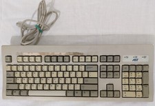 Vintage AST Heavy Duty Keyboard SK-2000REW PS/2 Beige Retro TESTED picture