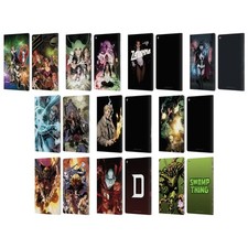 JUSTICE LEAGUE DC COMICS DARK COMIC ART LEATHER BOOK WALLET CASE FOR AMAZON FIRE picture