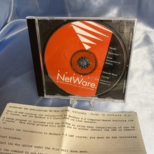 1993 NOVELL NETWARE CD-ROM ElectroText - Training - Intro to NetWare 4.01 UNUSED picture