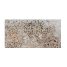 Desk Top Mat Pad Protector for PC Mouse Keyboard Mandala on stone 90x45 picture