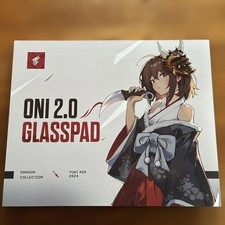 YUKI AIM ONI 2.0 GLASSPAD Dragon Collection 2024 Glass Mouse Pad picture