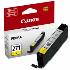 2x LOT Canon CLI-271 Yellow Compatible to TS5020,TS6020,TS8020,TS9020 Printers picture