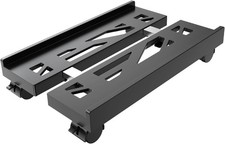 Adjustable Mobile CPU Stand, Ventilated Computer Tower Stand with 4 Caster Wh... picture