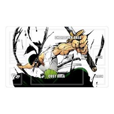 Cool One Piece Playmat With Zones OPCG TCG Card Game Zoro PlayMat 2mm picture