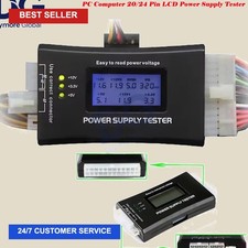 1Pc LCD Display PC Computer 20/24 Pin LCD Power Supply Tester Check Atx Source picture