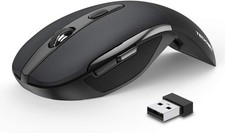 TECKNET Folding Wireless Mouse, 2.4G Travel Mouse, 3 Adjustable DPI picture