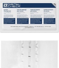 15 Count Check Scanner Cleaning Cards - Enhances Accuracy & Quality picture