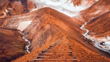 Landscape iceland nature mountains Custom Gaming Mat Desk picture