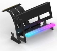 PCIe 4.0 GPU Mount Bracket with ARGB LED Module Multi-Angle Adjustment Riser picture