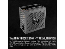 Thermaltake Smart BM3 850W 80Plus Bronze ATX 3.0 & PCIE 5.0 Ready Semi-Modular picture