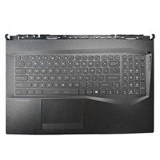For MSI GE75 MS-17E1 9S Upper Case Palmrest w/RGB Backlit Keyboard no Touchpad picture