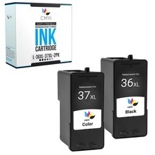 2-Pack Replacement CMYi Lexmark 36XL-37XL Ink Cartridge for X Series X6650 X6675 picture