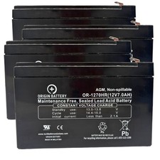 For CyberPower CPS1500AVR Battery Kit Also Fits OP1500 4 Pack 12V 7Ah High-Rate picture